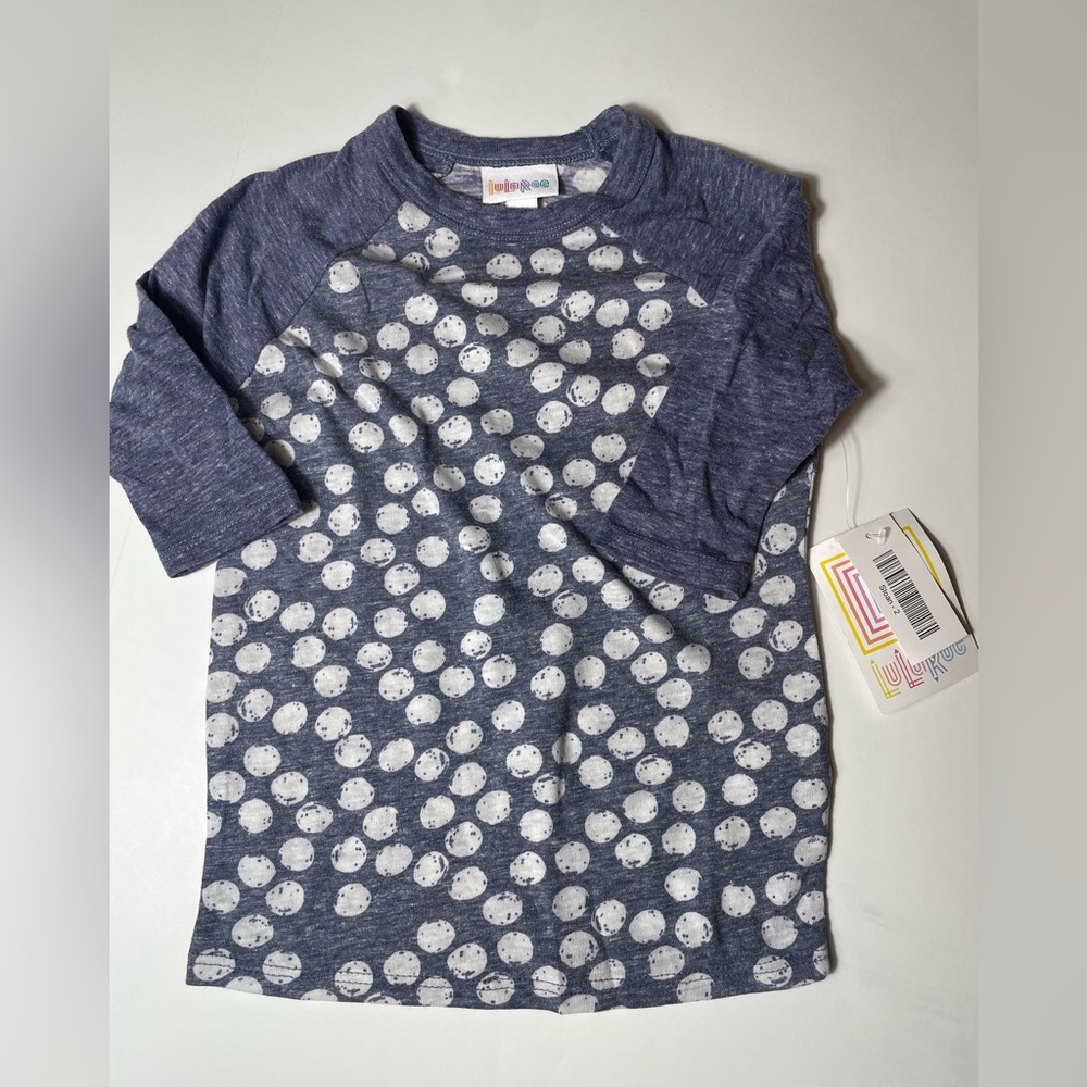 Kids Purple Polka Dot Sloan Shirt